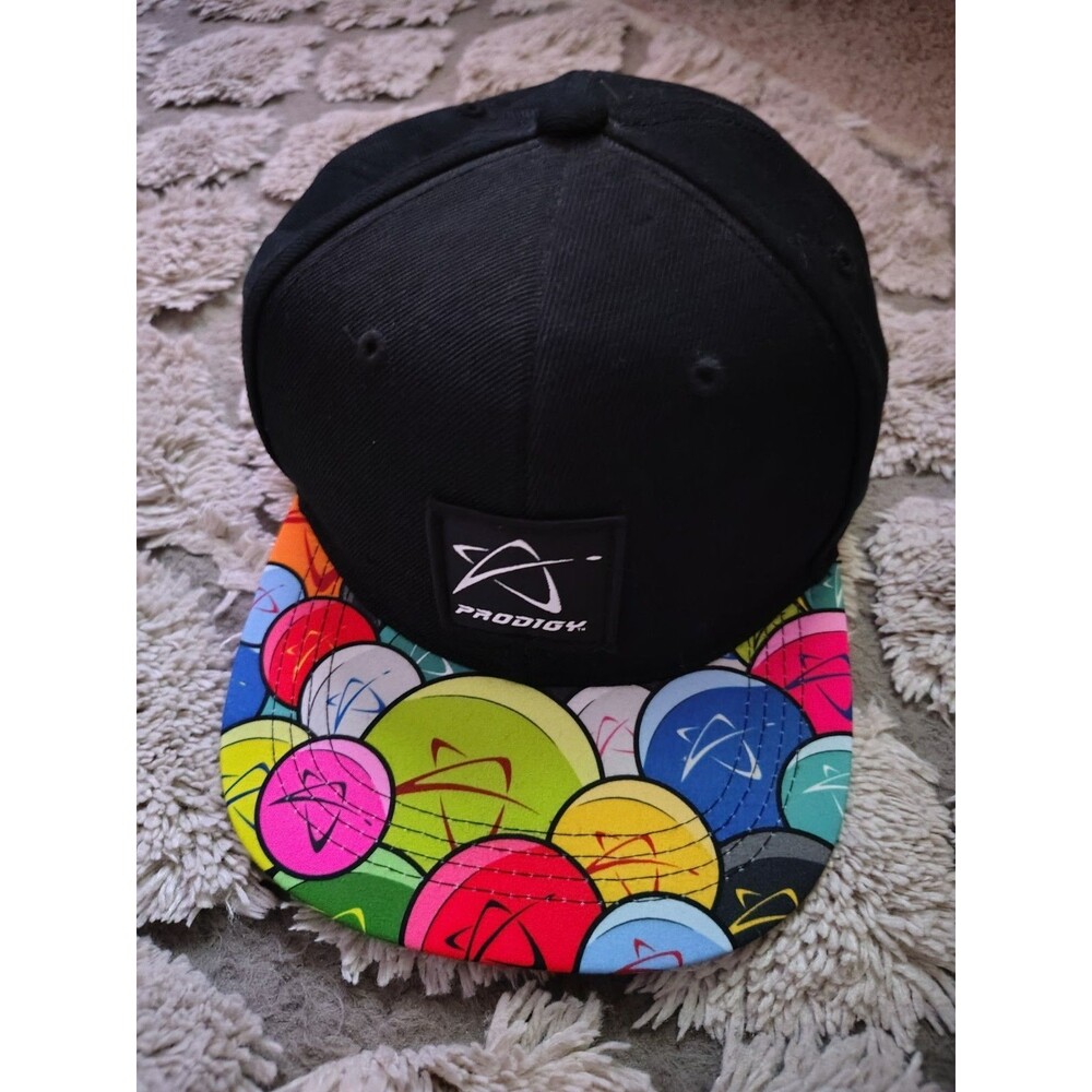 Rare Collectible Prodigy Baseball Cap Black Multicolor Hat - hard to find EC
